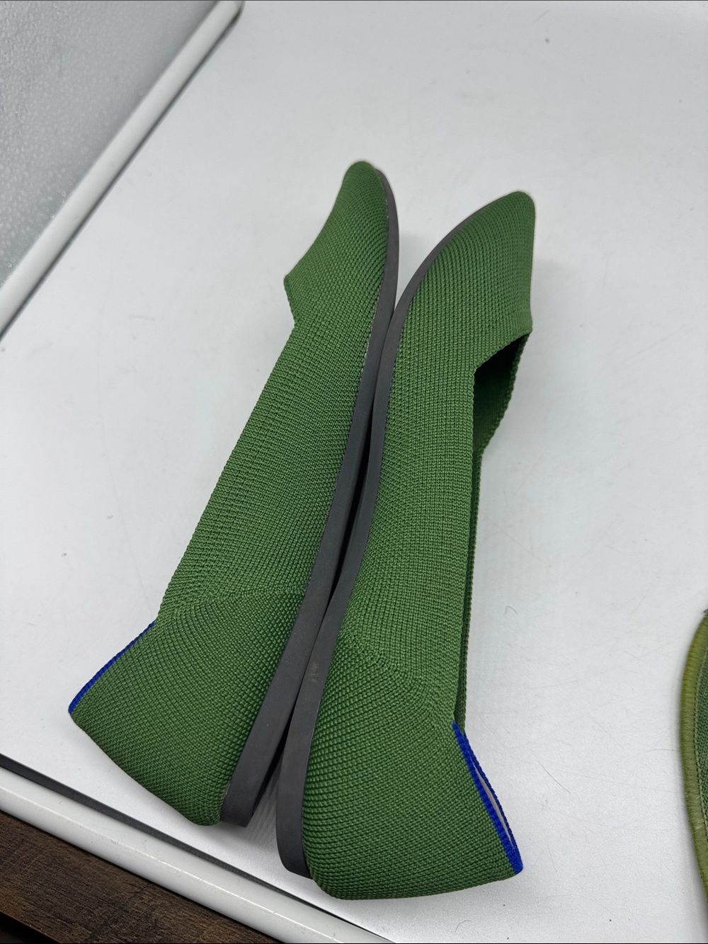 Rothy’s Willow Pointed Toe Flats Green Size 9.5 - Picture 9 of 15
